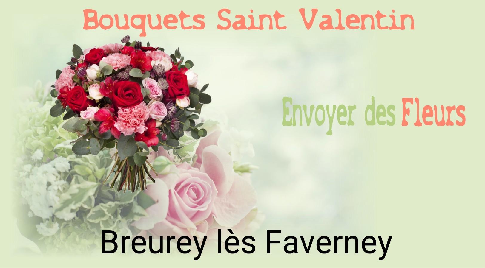 Roses de Saint-Valentin livrées à Breurey-lès-Faverney